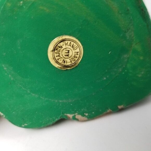 Elves Troll Gnomes Knit Caps Green Red Blue Figurines Hand Made Set 4 - Picture 10 of 10